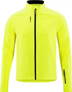 Kurtki rowerowe - Cube Cube ATX Safety Softshell Jacket Men, żółty L 2022 Kurtki softshell 122870072 - grafika 1