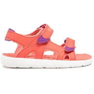 Buty dla dziewczynek - Sandały Timberland Perkins Row 2-Strap TB0A2D1R801 Różowy - miniaturka - grafika 1