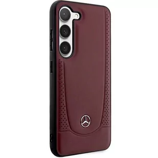 Mercedes MEHCS23MARMRE S23+ S916 czerwony/red hardcase Leather Urban Bengale - Etui i futerały do telefonów - miniaturka - grafika 4