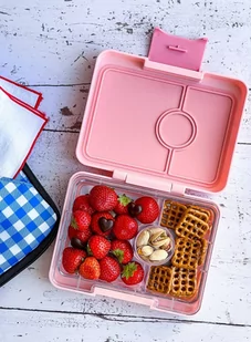 Śniadaniówka / lunchbox dziecięcy Yumbox Snack - coco pink / tucan tray - Lunch boxy - miniaturka - grafika 3