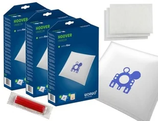 12x worki do Hoover H30, H60, Telios, Miele C2, C3 - Worki do odkurzaczy - miniaturka - grafika 1