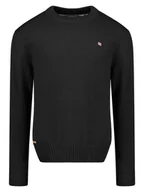 Swetry męskie - Geographical Norway Sweter "Flinder" w kolorze czarnym - miniaturka - grafika 1