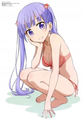 Plakat Anime Manga New Game+ ng_060 A1+ (custom)
