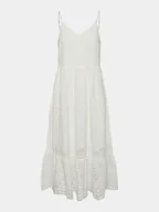 Sukienki - YAS Sukienka letnia Luma 26032686 Biały Regular Fit - miniaturka - grafika 1