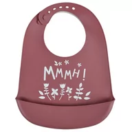 Śliniaki i fartuszki - Silikonowy Śliniak Z Kieszenią - miniaturka - grafika 1