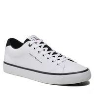 Trampki męskie - Tenisówki Tommy Hilfiger Th Hi Vulc Core Low Mesh FM0FM04685 White YBS - miniaturka - grafika 1