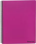 Zeszyty szkolne - Bantex Notesbog a4 bantex spiral pp svanemærket pink 80 ark 70 g - miniaturka - grafika 1