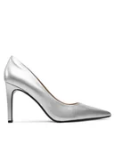 Czółenka - Calvin Klein Szpilki Heel Pump 90 - Met HW0HW02431 Srebrny - miniaturka - grafika 1