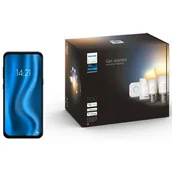 Systemy inteligentnych domów - Philips Hue Philips Hue White ambiance Zestaw startowy 2xE27 - miniaturka - grafika 1