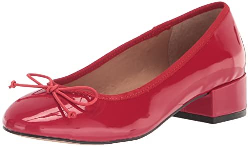 Steve Madden Damskie czółenka Cherish, Czerwony patent, 38 EU