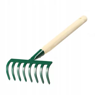 Grabki metalowe  36 x 16 cm, zielone - Grabie i motyki - miniaturka - grafika 1
