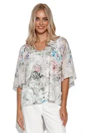 Bluzki damskie - Makadamia, Bluzka damska M800 siatka 42 miętowa, rozmiar 44/46, Siatka 42 miętowa, 44-46 - miniaturka - grafika 1