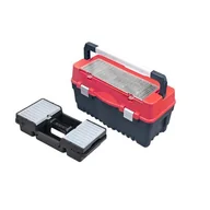 Skrzynki i torby narzędziowe - Skrzynka Formuła Carbo 700 RS Alu Plus czerwona Patrol Group - miniaturka - grafika 1