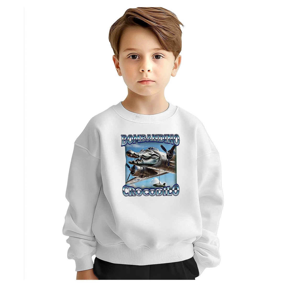 BLUZA DZIECIĘCA BOMBARDINO CROCODILO 122-128 DLA CHŁOPCA DZIEWCZYNKI