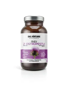 Big Nature Olej z ostropestu - suplement diety 60 kaps. - suplement - Układ pokarmowy - miniaturka - grafika 1
