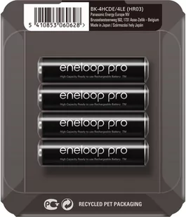 Panasonic Eneloop PRO R03/AAA 930mAh 4szt sliding pack BK-4HCDE/4LE - Baterie i akcesoria - miniaturka - grafika 2