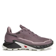 Lekkoatletyka - Buty do biegania Salomon Alphacross 5 Gtx W GORE-TEX 473110 23 W0 Fioletowy - miniaturka - grafika 1