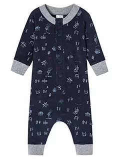 Śpiochy dla niemowląt - Schiesser Unisex Piżama Dla Małych Dzieci, Ciemnoniebieska, 56 - grafika 1