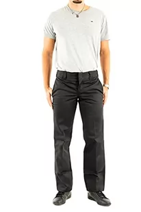 Dickies Spodnie męskie Straight Work Slim, Czarny, 34W / 30L - Spodnie męskie - miniaturka - grafika 1