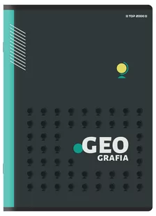 TOP-2000 Zeszyt geografia A5 60k 70g kratka z marginesem 400150676 400150676 - Zeszyty szkolne - miniaturka - grafika 1