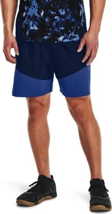 Under Armour Under Armour Knit Woven Hybrid Shorts 1366167-408 Granatowe L - Spodnie sportowe męskie - miniaturka - grafika 1
