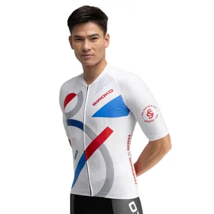 Męska koszulka rowerowa z krótkim rękawem Real Sporting de Gijón x - Koszulki rowerowe - miniaturka - grafika 1