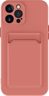 Etui i futerały do telefonów - Ochronne etui na telefon komórkowy iPhone 12 13 14 15 Plus Pro Max Etui na kartę, kolor: różowy, wybierz model: Apple iPhone 12 Mini - miniaturka - grafika 1