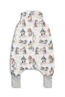 Śpiworki dla dzieci - Sensillo, śpiworek do spania xl smoki jeans tog 1.0 - miniaturka - grafika 1