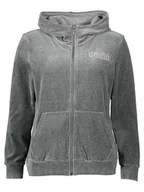 Bluzy damskie - Puma Bluza "Essentials Plus Velour" w kolorze szarym - miniaturka - grafika 1