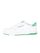 Trampki męskie - Reebok Skórzane sneakersy w kolorze biało-zielonym - miniaturka - grafika 1