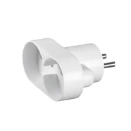 Przedłużacze i rozgałęźniki - Rozgałęźnik 2 gniazda okrągłe b/u - miniaturka - grafika 1