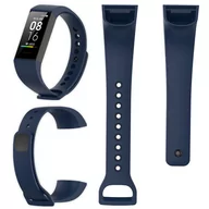 Akcesoria do smartwatchy - Opaska Pasek Silikonowy Do Xiaomi Mi Band 4C - Granatowy - miniaturka - grafika 1