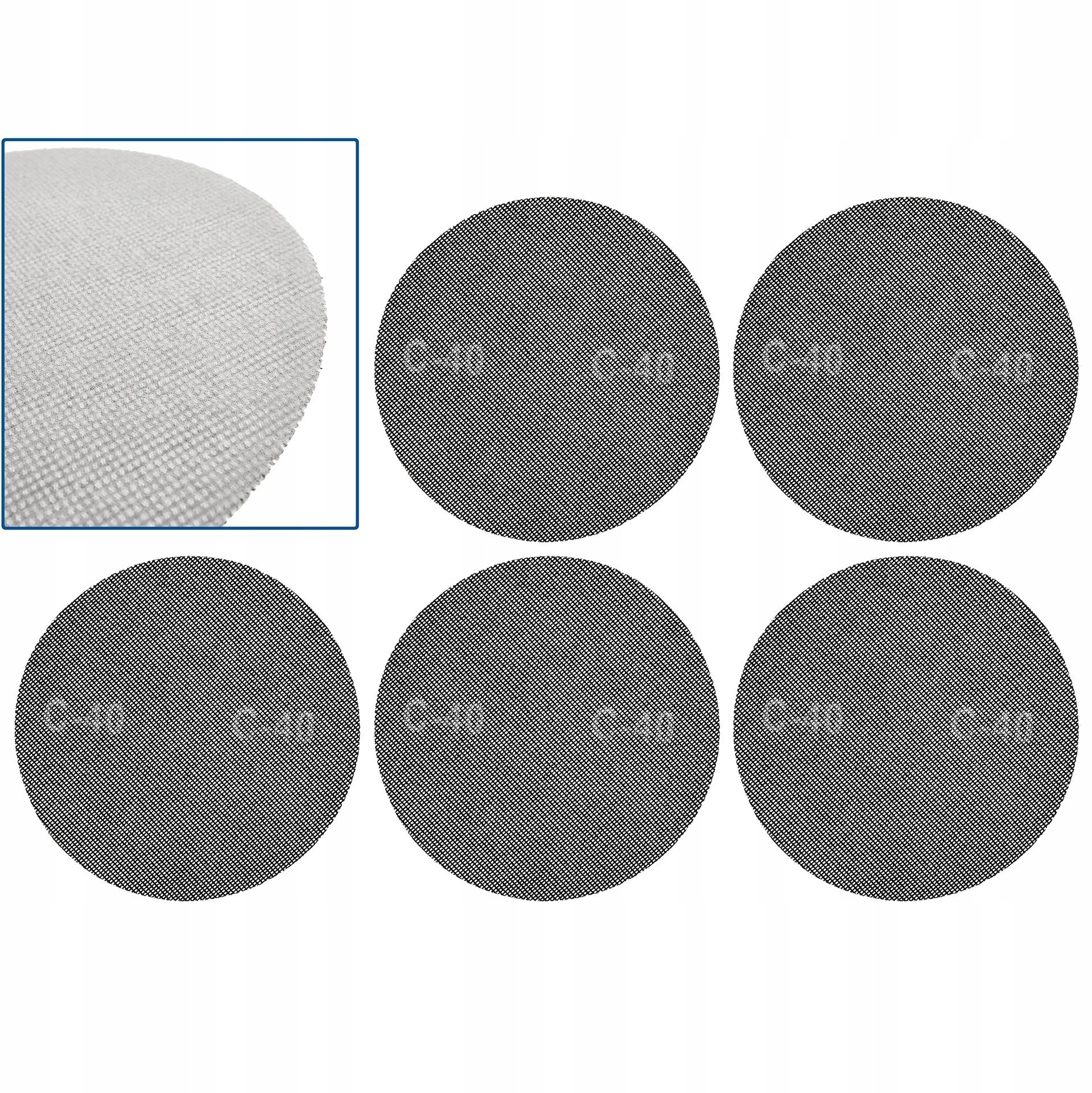 Geko Siatka ścierna na rzep 225mm P40 5/250