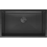 Zlewozmywaki - Mexen Trixo zlewozmywak stalowy 1-komorowy 750 x 440 mm, czarny HC - 6415751000-70HC - miniaturka - grafika 1