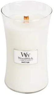 WoodWick White Teak Świeca duża 1,11 kg 93039E - Świece - miniaturka - grafika 3