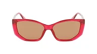 Okulary przeciwsłoneczne - KARL LAGERFELD Damskie okulary przeciwsłoneczne KL6071S Strawberry, 54 - miniaturka - grafika 1