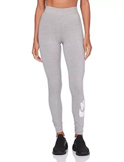 Legginsy - Nike Damskie legginsy W NSW Essntl Gx Hr Lggng JDI, szary wrzos/biały, XXL - grafika 1