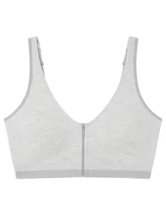 Women'secret Fantastic Biustonosz pooperacyjny Halter Bawełna Szary, Średni szary, 85C - Biustonosze - miniaturka - grafika 1