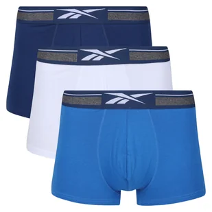 Bielizna męska Reebok 15011 SPORTS TRUNKS MAXIME Niebieska - Majtki męskie - miniaturka - grafika 1