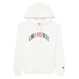 Bluza Champion Embroidered Bookstore Logo Hoodie 114962-WW001 - biała - Bluzy sportowe damskie - miniaturka - grafika 1