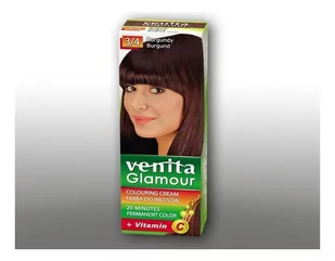Venita Glamour, farba do włosów, 3/4 Burgund - Farby do włosów i szampony koloryzujące - miniaturka - grafika 1
