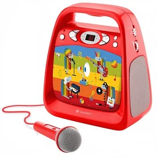 GOGEN DECKOKARAOKER Czerwony - Radioodtwarzacze - miniaturka - grafika 1