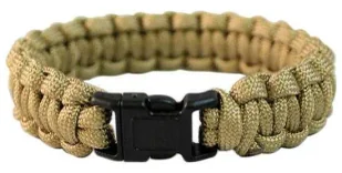 bransoleta Mil-Tec z paracordu 22mm COYOTE - Survival - akcesoria - miniaturka - grafika 1