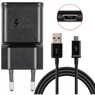 ORYGINALNA ŁADOWARKA SIECIOWA SAMSUNG USB 2A + SOLIDNY KABEL Micro USB - Kable USB - miniaturka - grafika 1