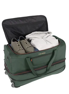 Torba podróżna Travelite Basics Doubledecker L - dark green - Torby podróżne - miniaturka - grafika 5