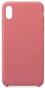 Eco Hurtel Leather skórzane etui pokrowiec ze skóry ekologicznej iPhone XS Max różowy - Różowy - Etui i futerały do telefonów - miniaturka - grafika 1