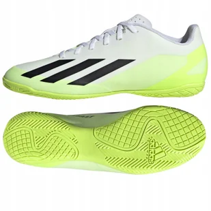 Buty adidas X CRAZYFAST.4 IN IE1586 biały 47 1/3 - Piłka nożna - miniaturka - grafika 1