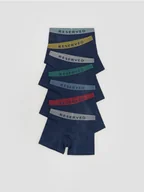 Skarpetki dla dzieci - Reserved - Bawełniane bokserki 7 pack - granatowy - miniaturka - grafika 1