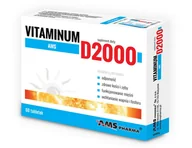 Suplementy diety - AMS PHARMA Vitaminum D 2000 AMS x 60 tabl - miniaturka - grafika 1