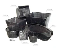 Oczka wodne - Doniczka kosz do roślin stawowych Happet śr. 22cm - miniaturka - grafika 1